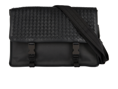 Intrecciato Messenger Bag, front view